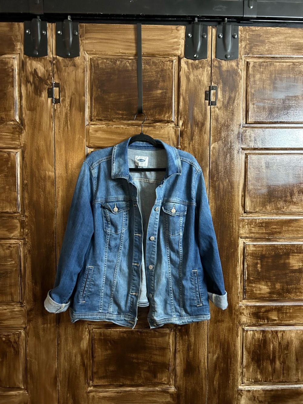 Old Navy Blue Denim Jean Jacket 2X